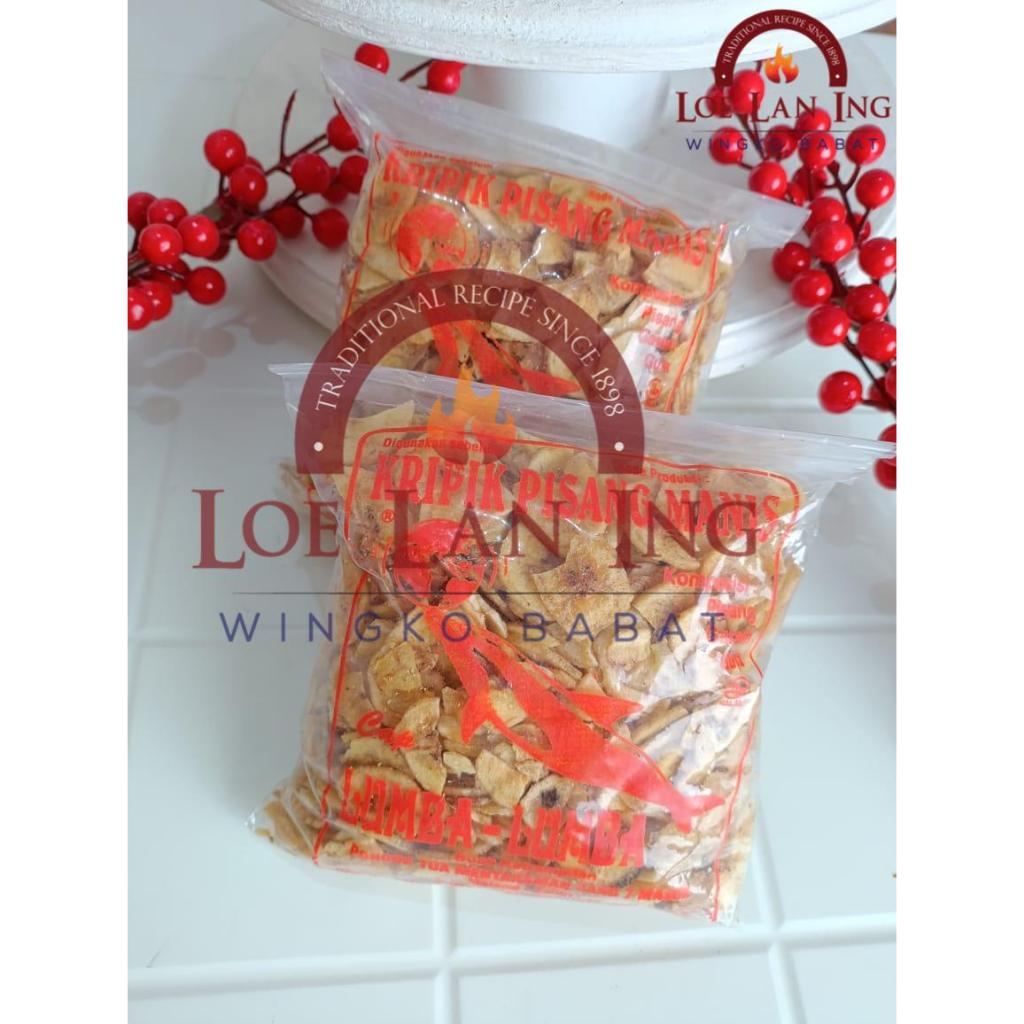 

Lumba Lumba keripik pisang manis 300gr