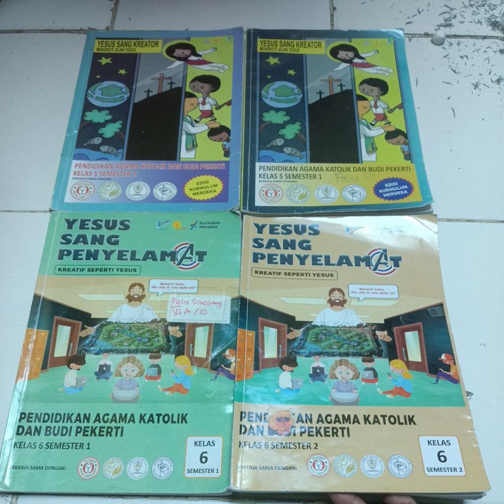 Buku Yesus sang kreator SD kls 5.6 Bekas original