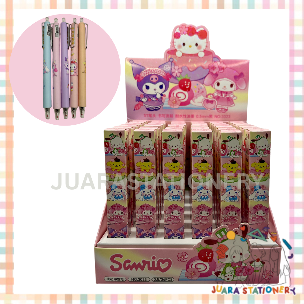 

(1491) JUARASTATIONERY Pulpen Gel BLIND BOX Sanrio Tinta Hitam 0.5 / Pulpen Blind Box Pulpen Anak