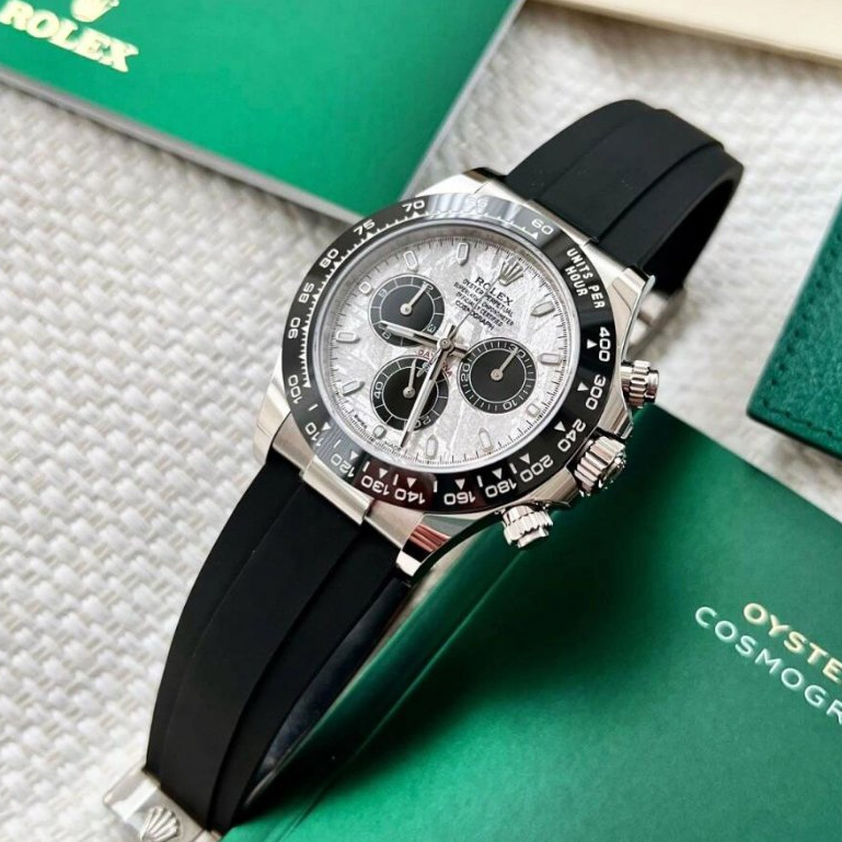 【100% ASLI Rolex Daytona】Jam tangan rolex pria Cosmograph Daytona M116519LN-0038 40mm Meteorite dial