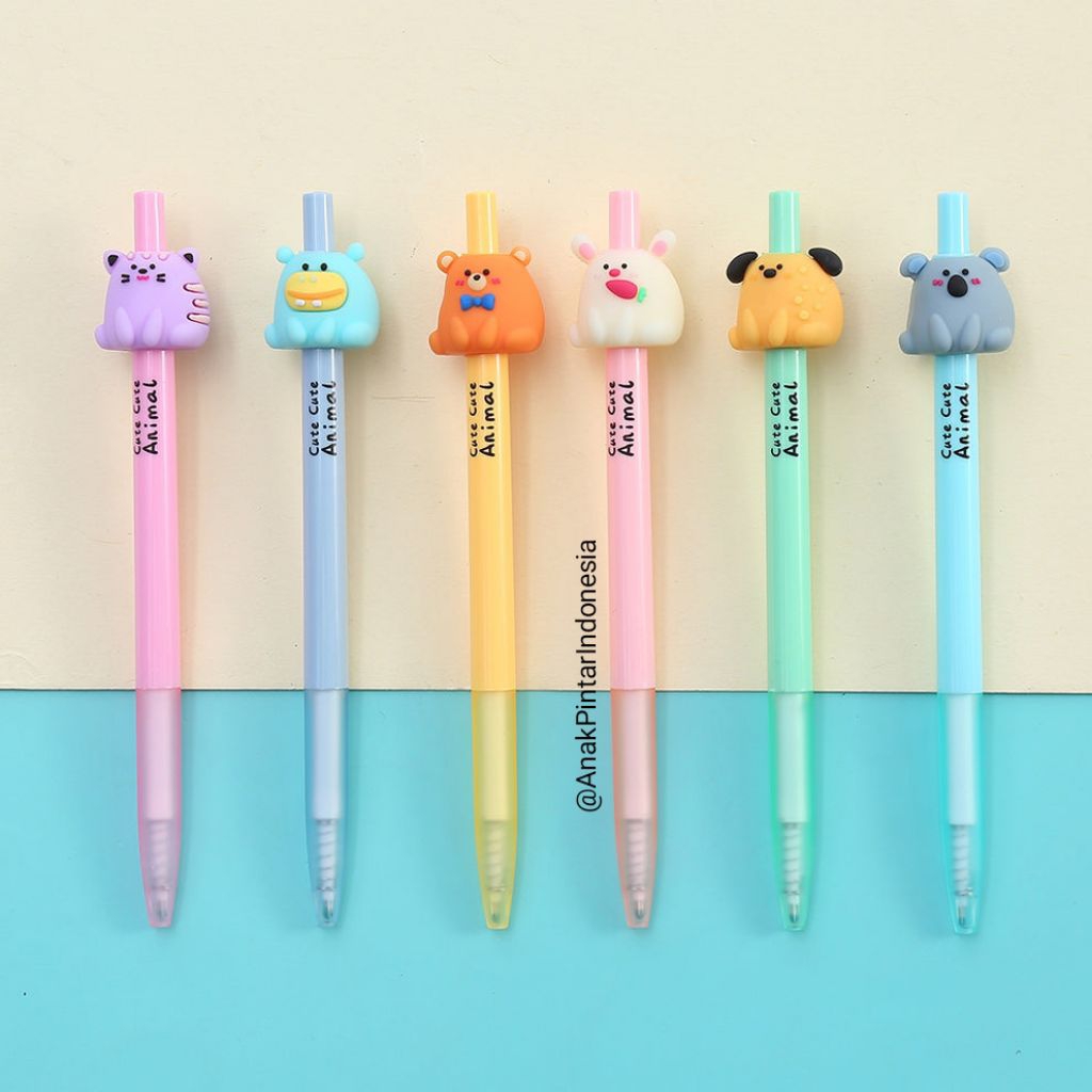 

BOLPEN CUTE ANIMAL CLICK GEL INK PEN [ ZF-3959 ]