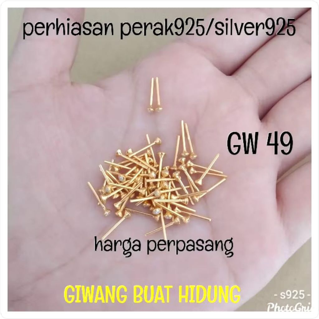 GIWANG MATA BAYI DAN ANAK PERAK 925 ASLI