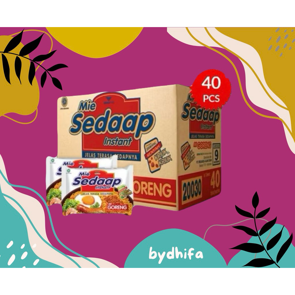 

Mie Sedap Goreng 1dus/40pcs exp lama