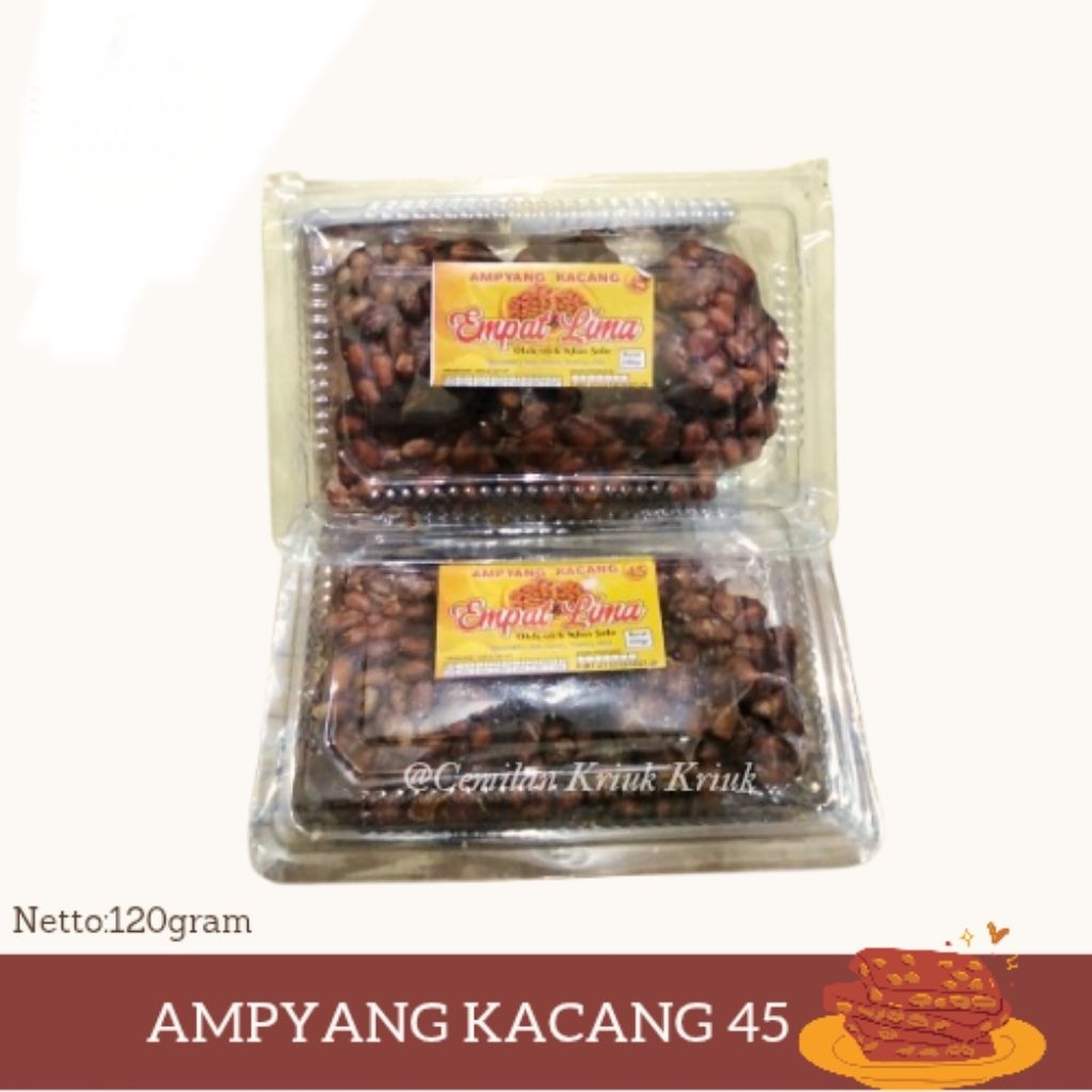 

Ampyang Kacang 45 Oleh Oleh Khas Jawa 120gram-CemilanKriukKriuk