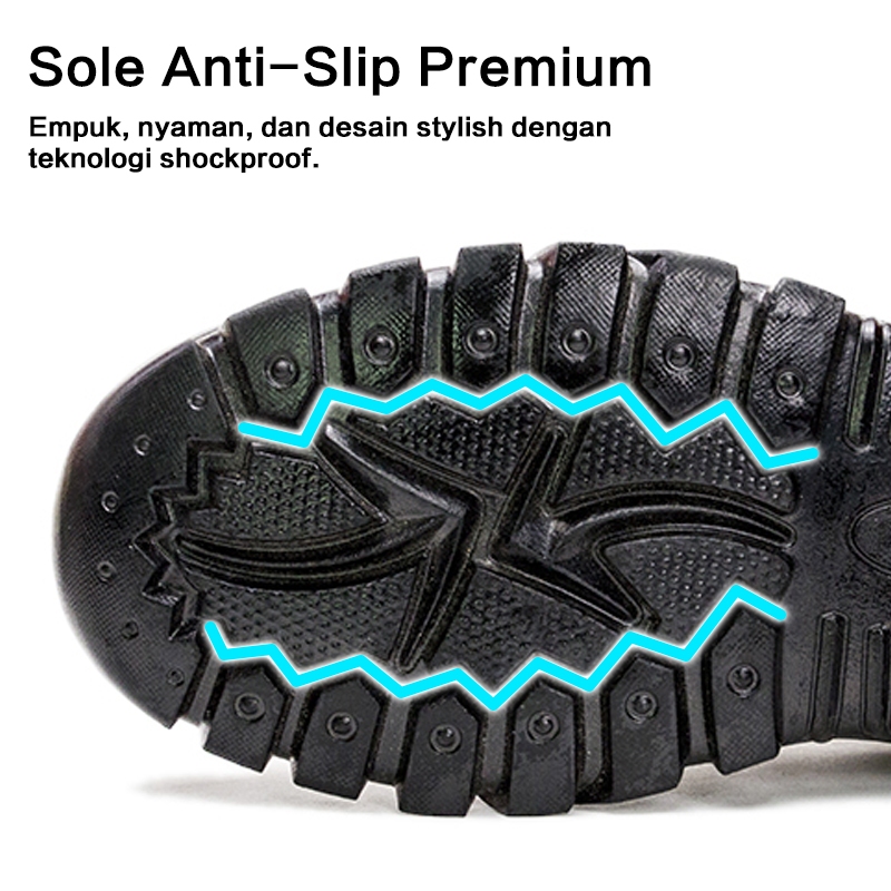 BESTPROMO LEEDOO SEPATU GUNUNG SNEAKERS ANTI AIR SPORT SHOES HIKING SEPATU GUNUNG HIKING MH204