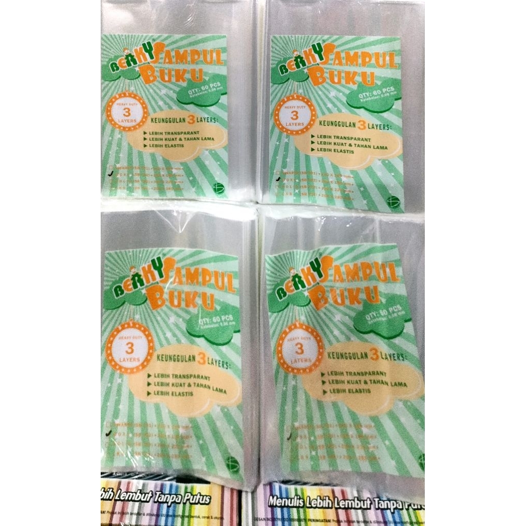 

Sampul Plastik Berky Ukuran Boxy 1Roll=10 Lembar