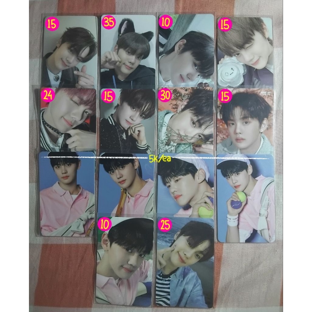 PHOTOCARD AAB GYUVIN ZEROBASEONE OFFICIAL