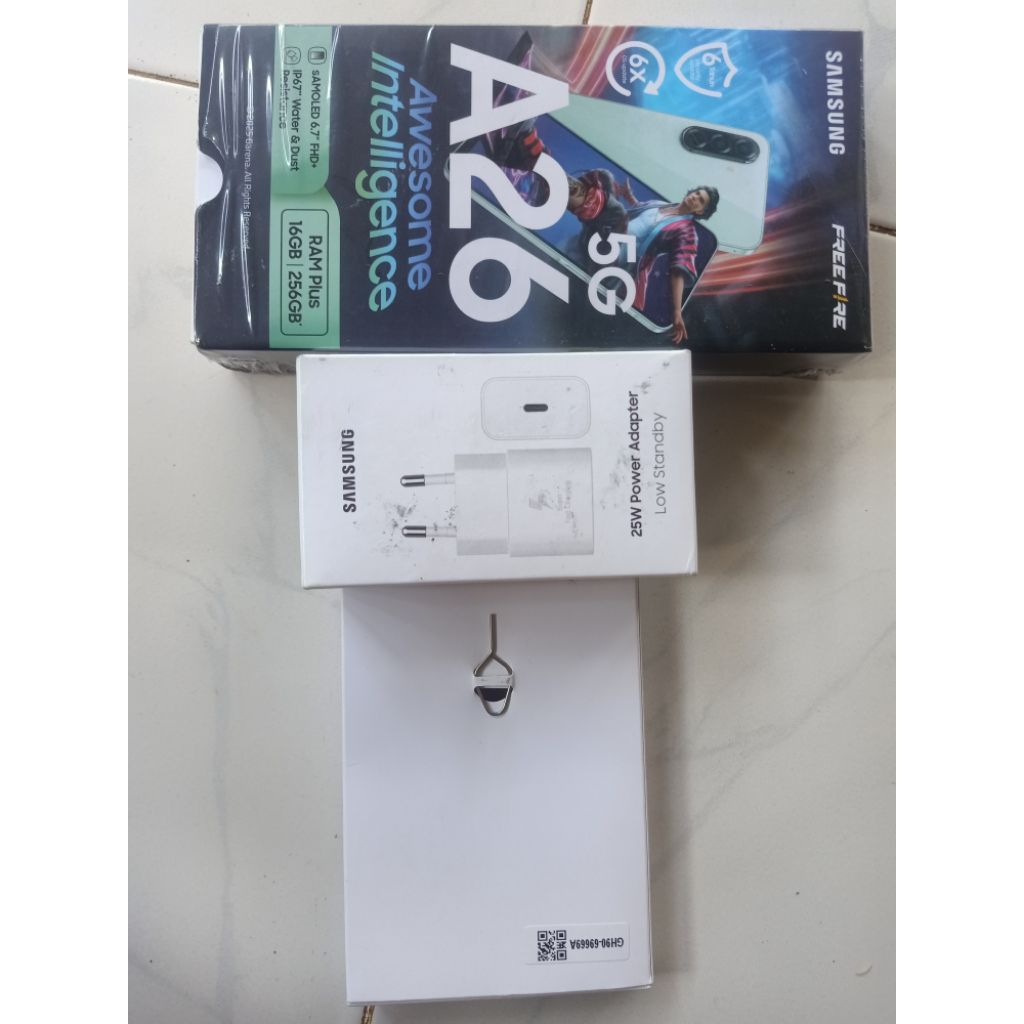 Charger samsung A26 original 100% bawaan asli