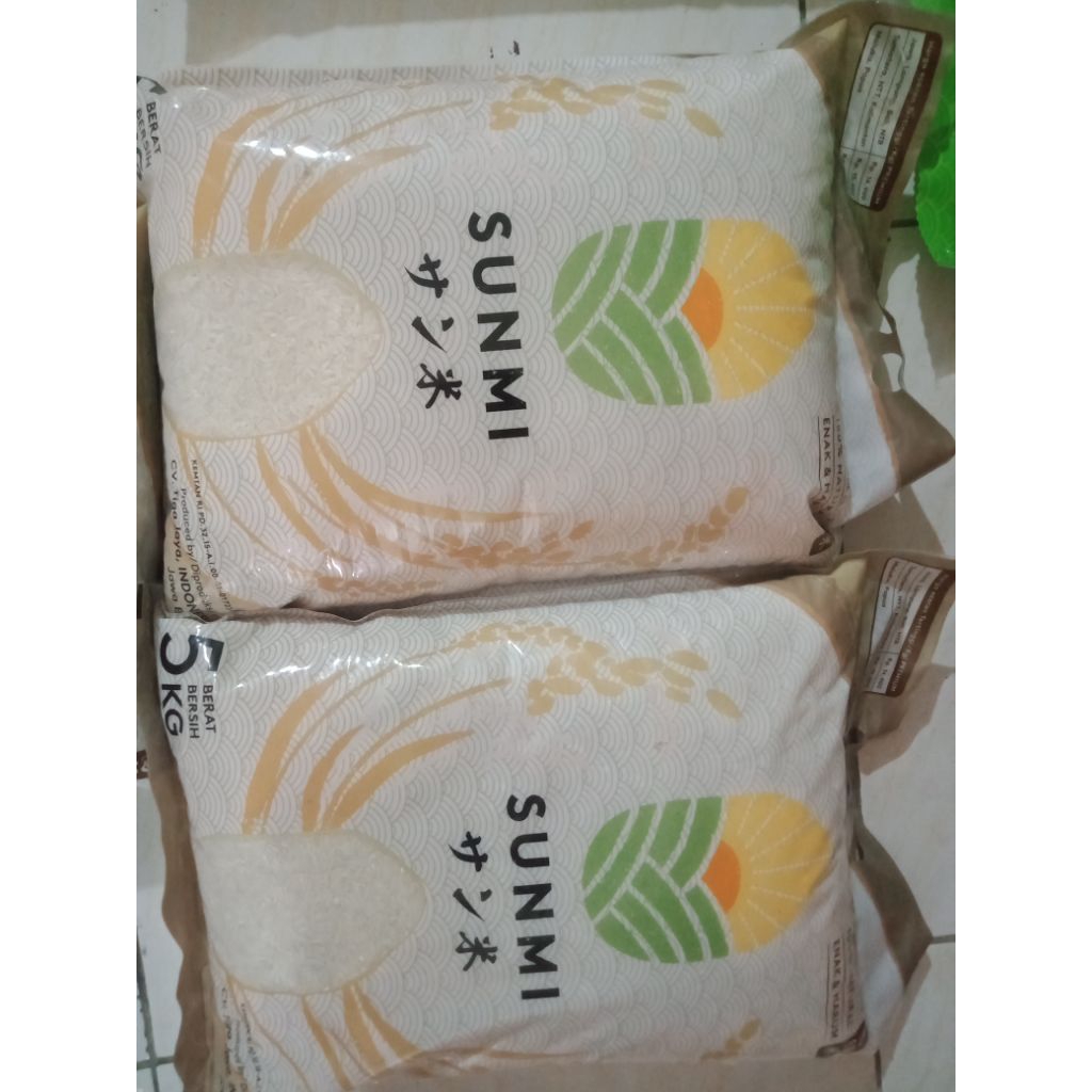 

beras merek Sunmi 2x5kg _free ongkir