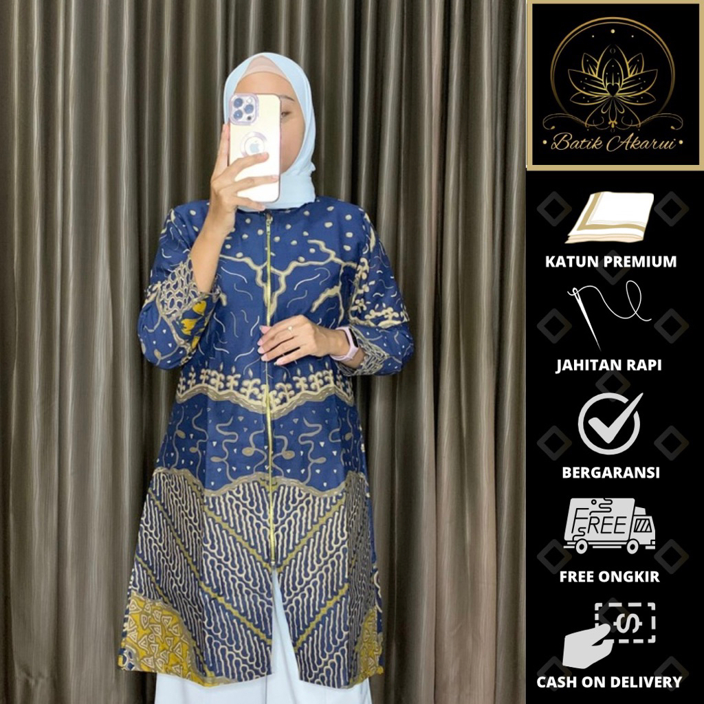 Batik Wanita Modern Baju Batik Tunik Wanita Jumbo Modern Batik Tunik Batik Tunik Wanita Modern