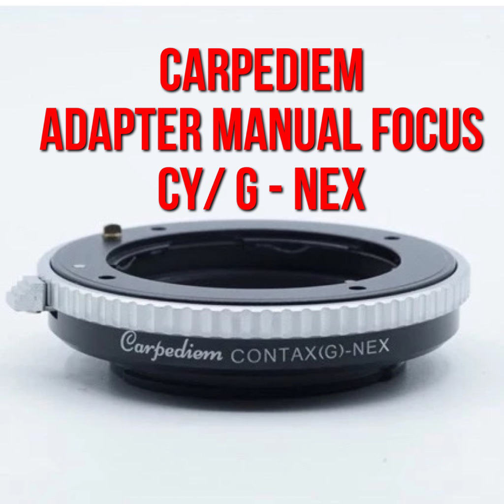 CARPEDIEM Lens Adapter  | CY C/Y G - NEX | Lensa Contax Yashica Lenses to Body Camera Sony NEX E Mou