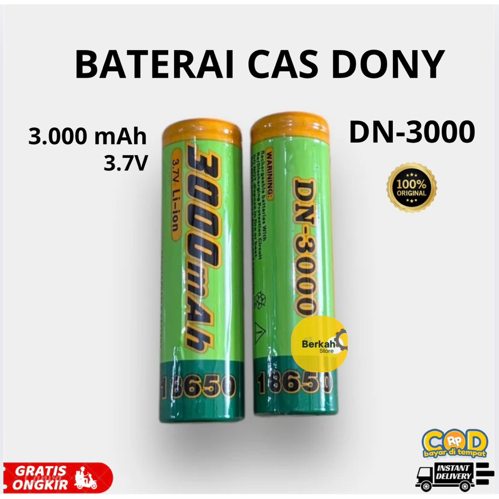 Baterai cas Dony 3.000mah ori 3000mah Baterai dony