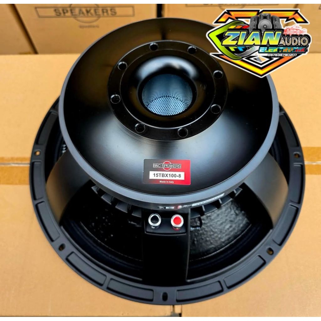 Speaker 15" Component B&C 15TBX100 Woofer 15 inch BNC 15 TBX 100-8 VC4" GradeA