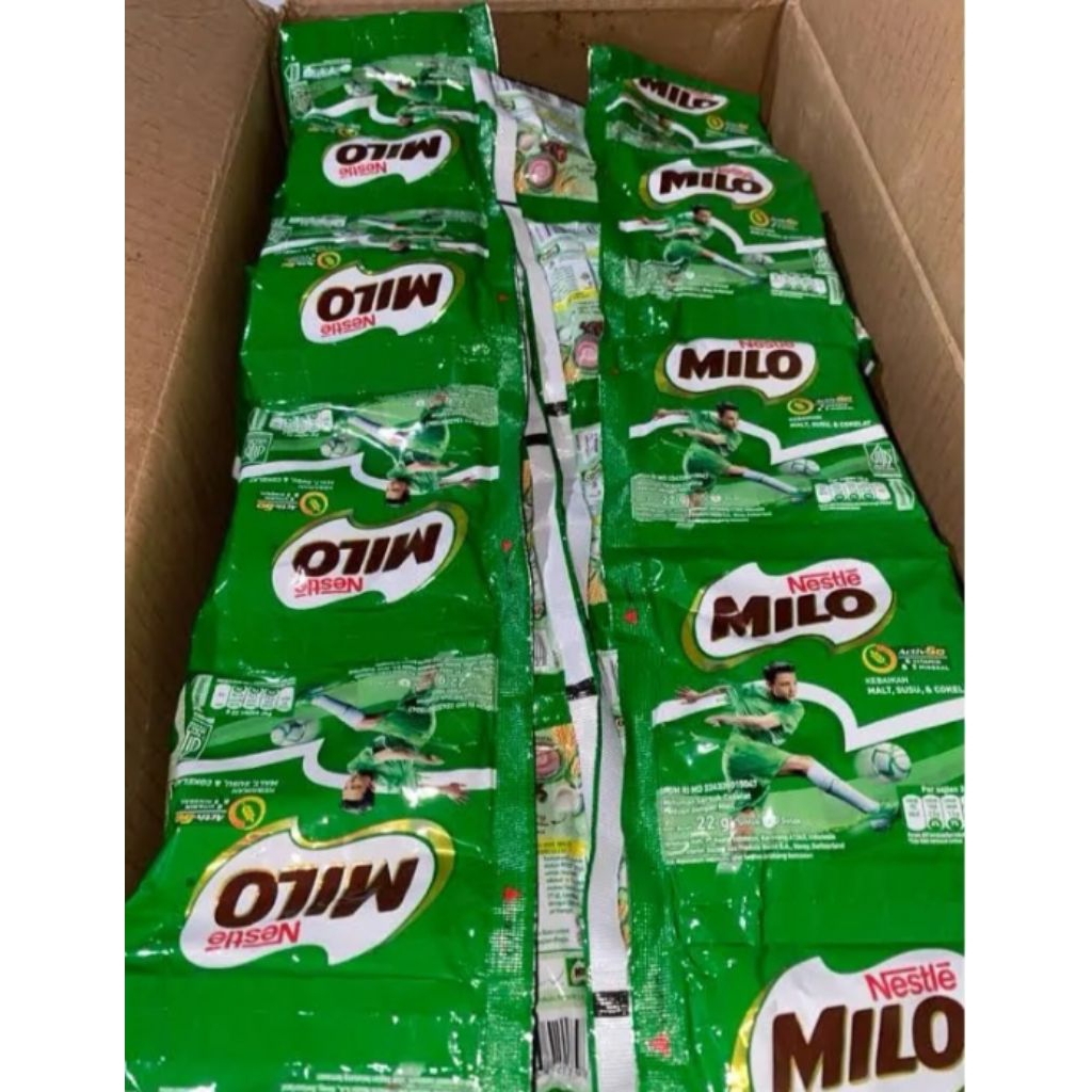 

Milo 3in1 activ-Go renceng/sachet 35gr dan 22gr *10sachet