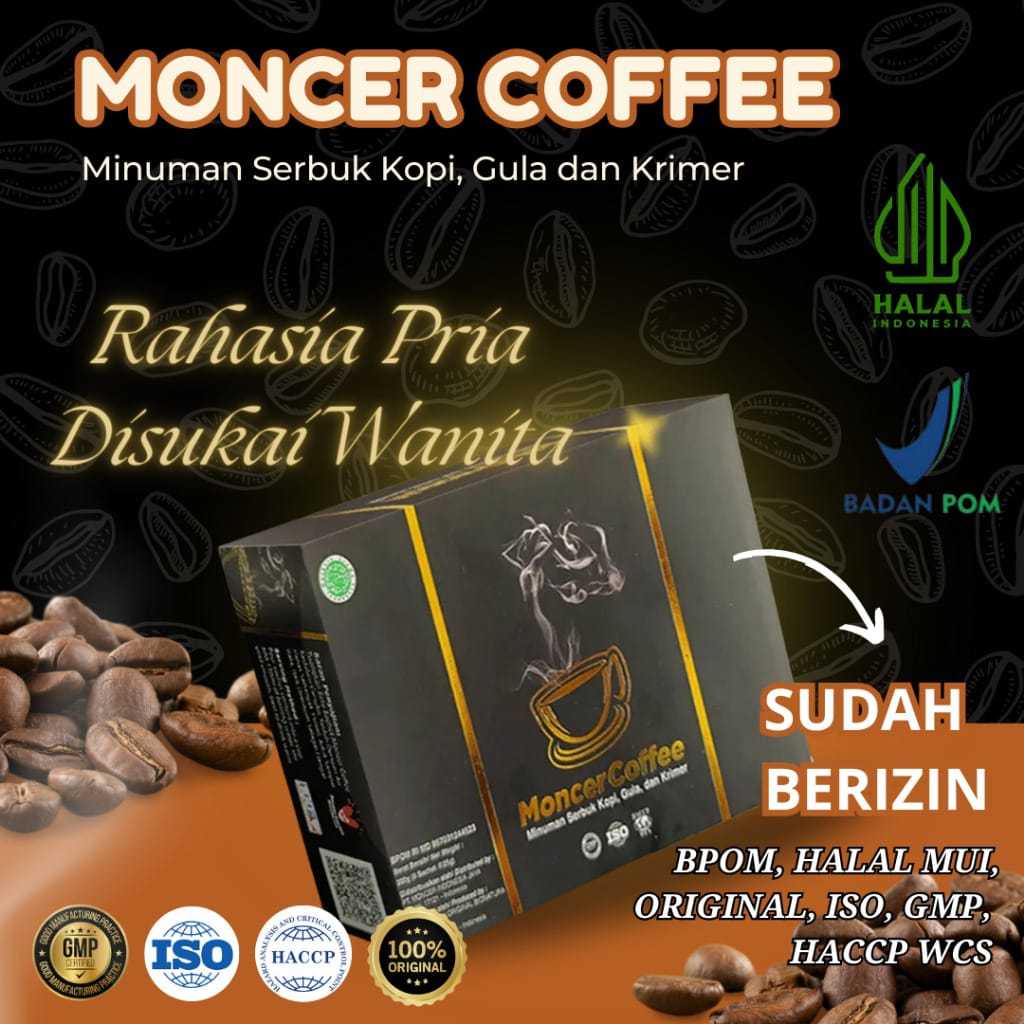 

Mocerr Coffee Minuman Serbuk Kopi, Gula dan I Mocerr Coffee 100% Original BPOM