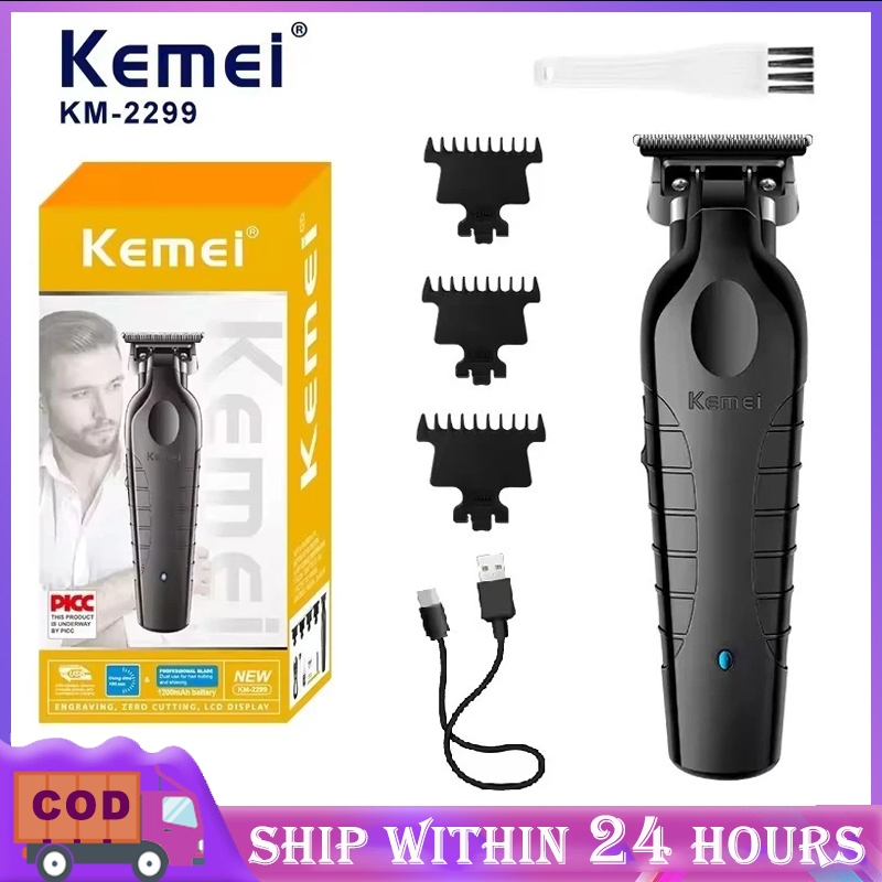 [ COD ] Kemei 2299 Alat Cukur Rambut Elektrik Clipper Profesional Alat Cukur Jenggot Pria Alat Cukur