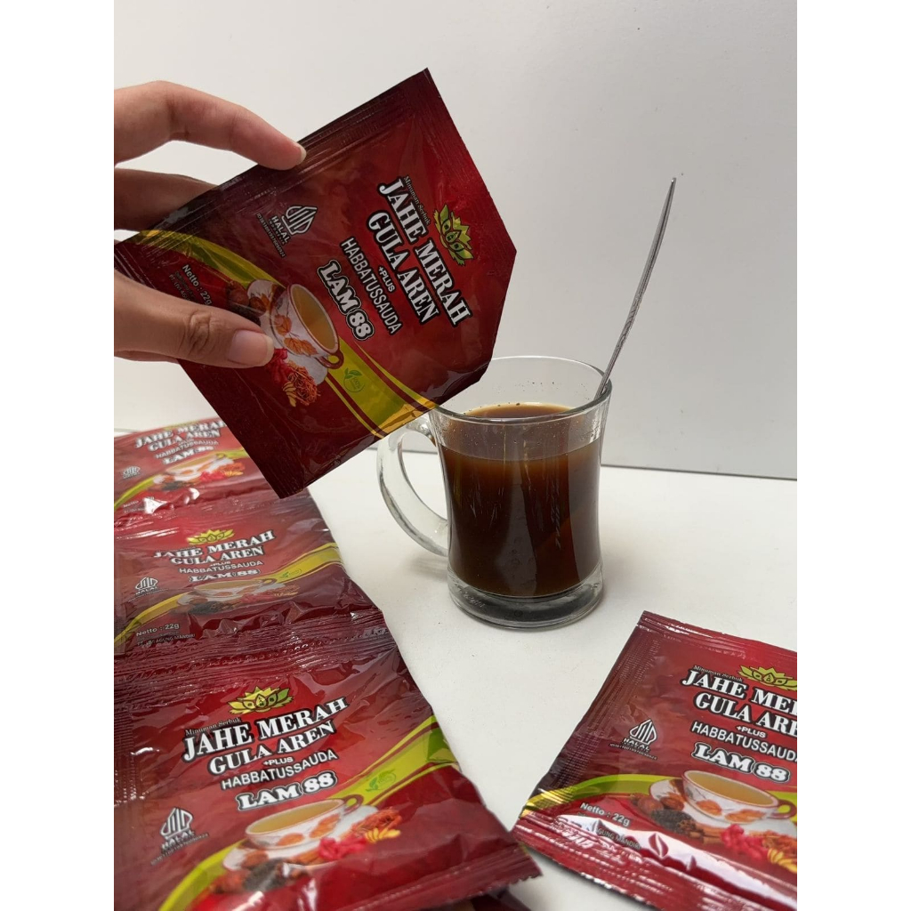 

BONUS 1 PCS - JAHE MERAH GULA AREN SACHET