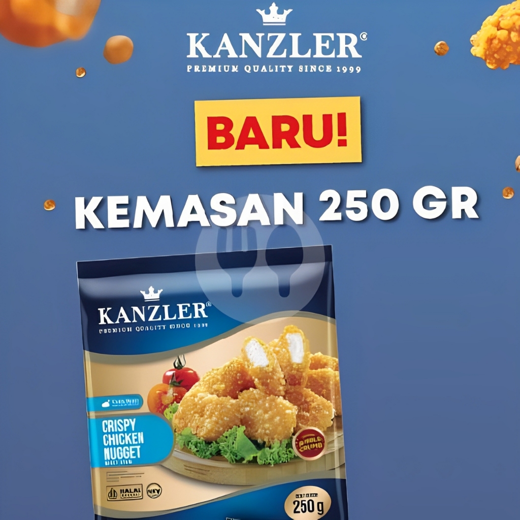

Kanzler Crispy Chicken Nugget Nugget Ayam Lezat 250gr (Jawa Timur)