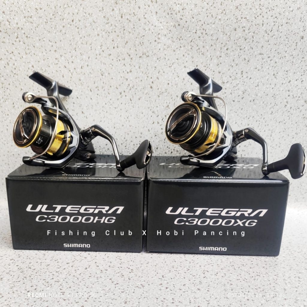 Reel Pancing Shimano Ultegra FD 2025 1000 2500HG C3000 HG XG 4000 C5000XG, Power Handle, Untuk Galat