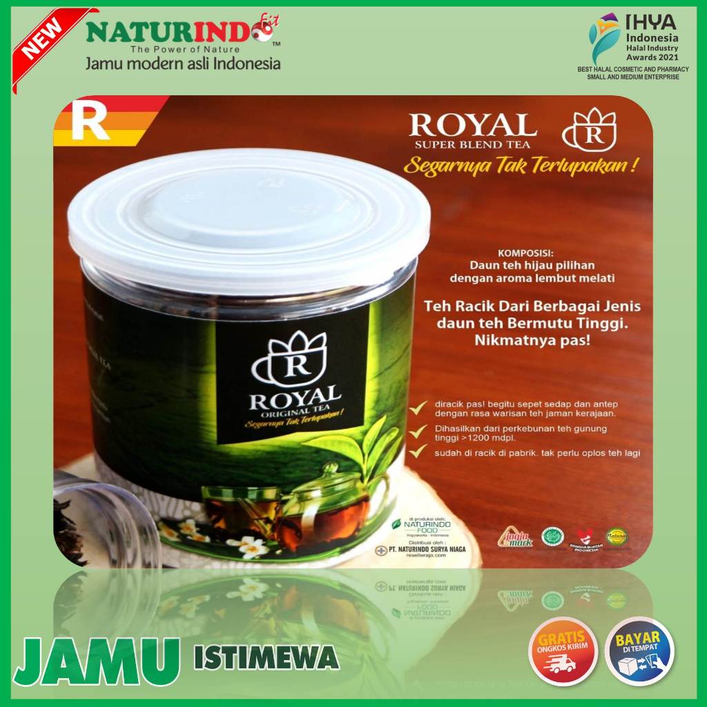 

Herbal Teh Royal Naturindo Green Tea Menurunkan Berat Badan Diet Mendetox Lemak Untuk Diet Sehat