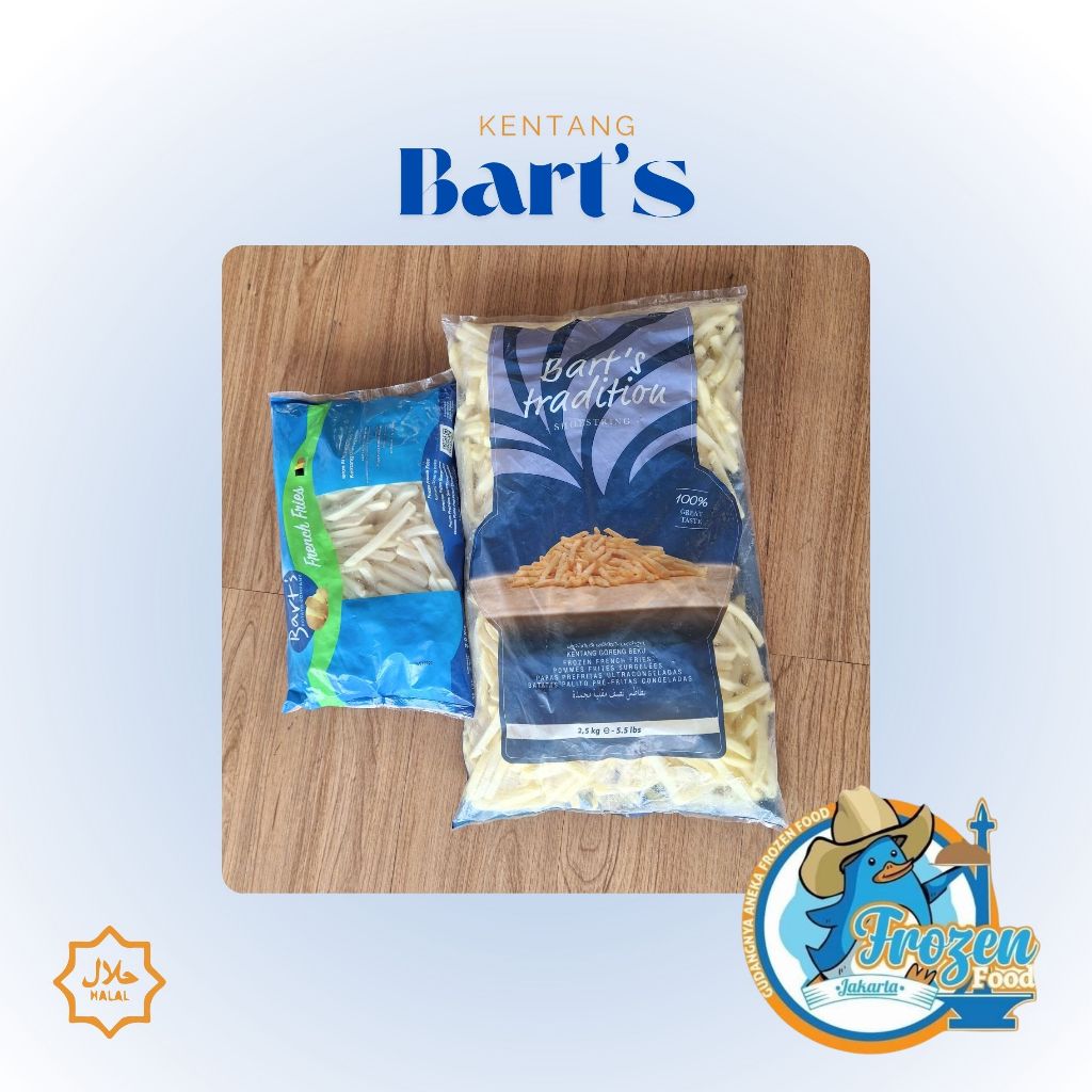 

Bart's Shoestring 1kg & 2,5kg | WAJIB EXTRA BUBBLEWRAP