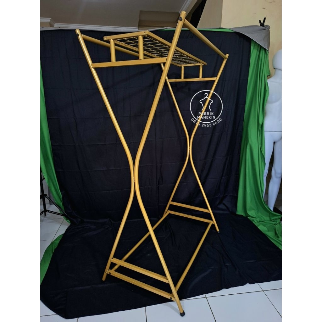 gawang besi/gawang rak/gawang ram/gawang rak ram besi/gawang rak ram tiang x/gawang besi x/gantungan