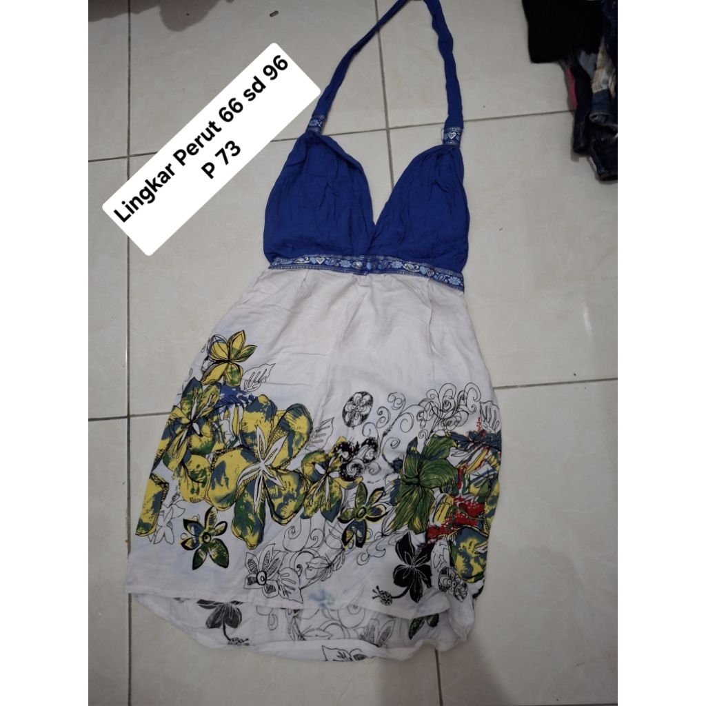 Preloved Dress Bali Sexy Tali Leher