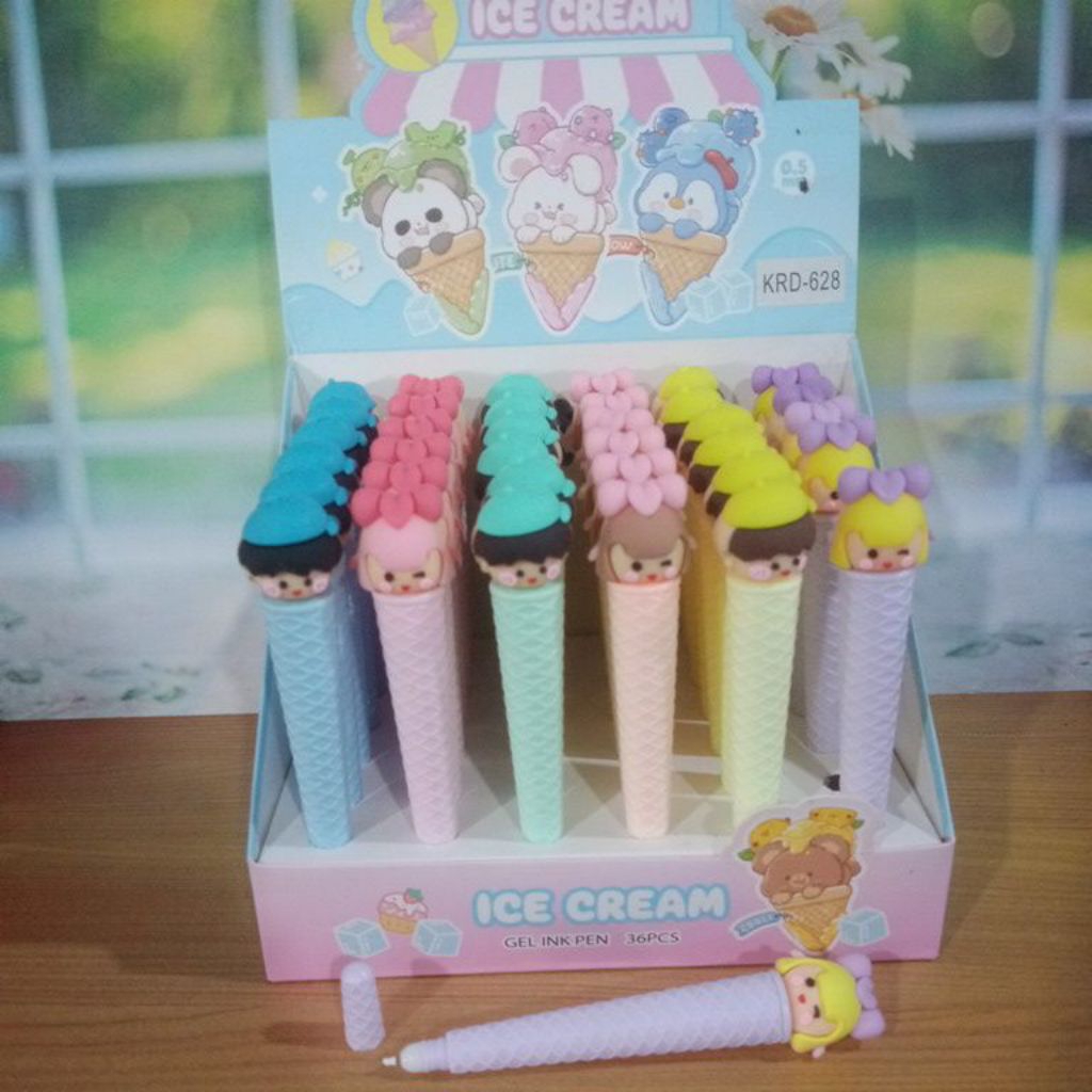 

(ALIYA ACC&TOYS )pulpen motif satu box isi 36 pcs kode krd-628