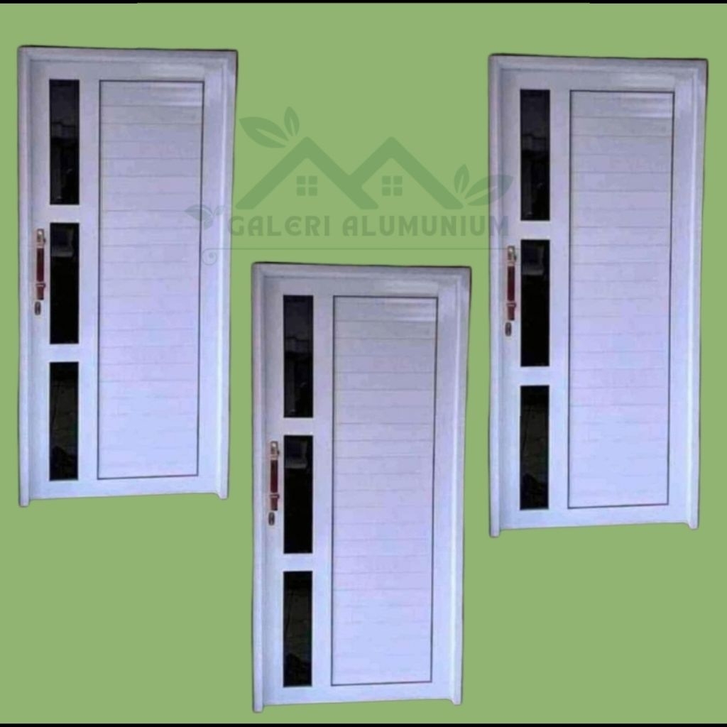 pintu alumunium pintu kamar tidur lengkap tinggal pasang bisa costum ukuran dan request sesuai keing