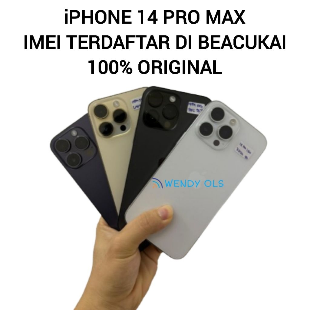 iPhone 14 Pro Max 5G 128GB 256GB 512GB 1TB SPACE BLACK GOLD SILVER DEEP PURPLE Second