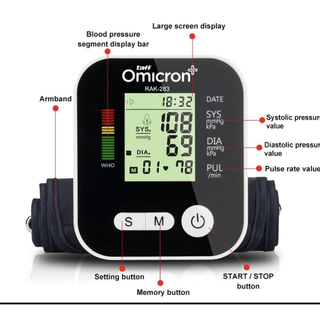 TaffOmicron Tensi Digital RAK-283