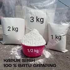 

Kapur Sirih Gamping Murni Tanpa Campuran 1kg