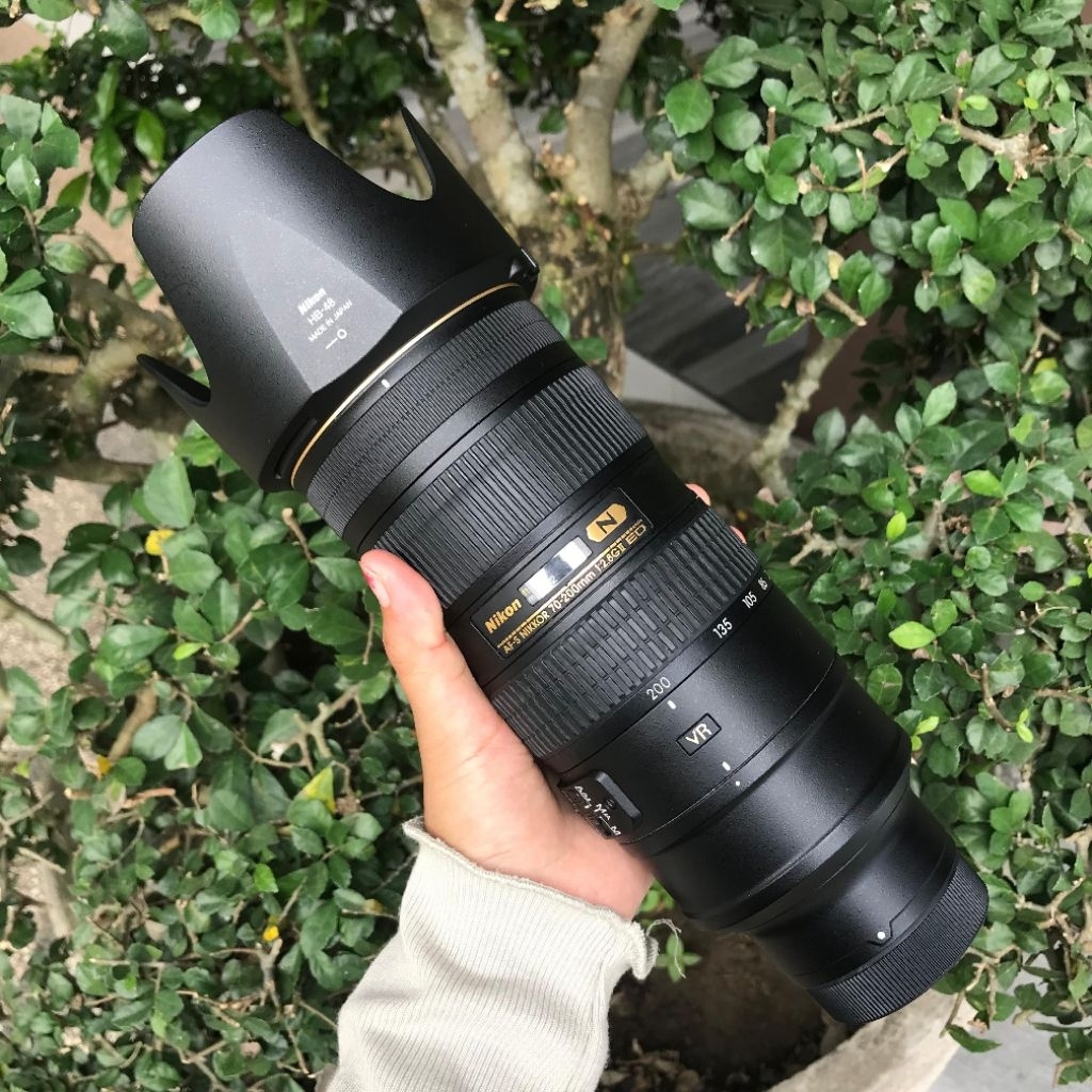 LENSA 70-200MM F2.8 VR II NANO FULLSETBOX
