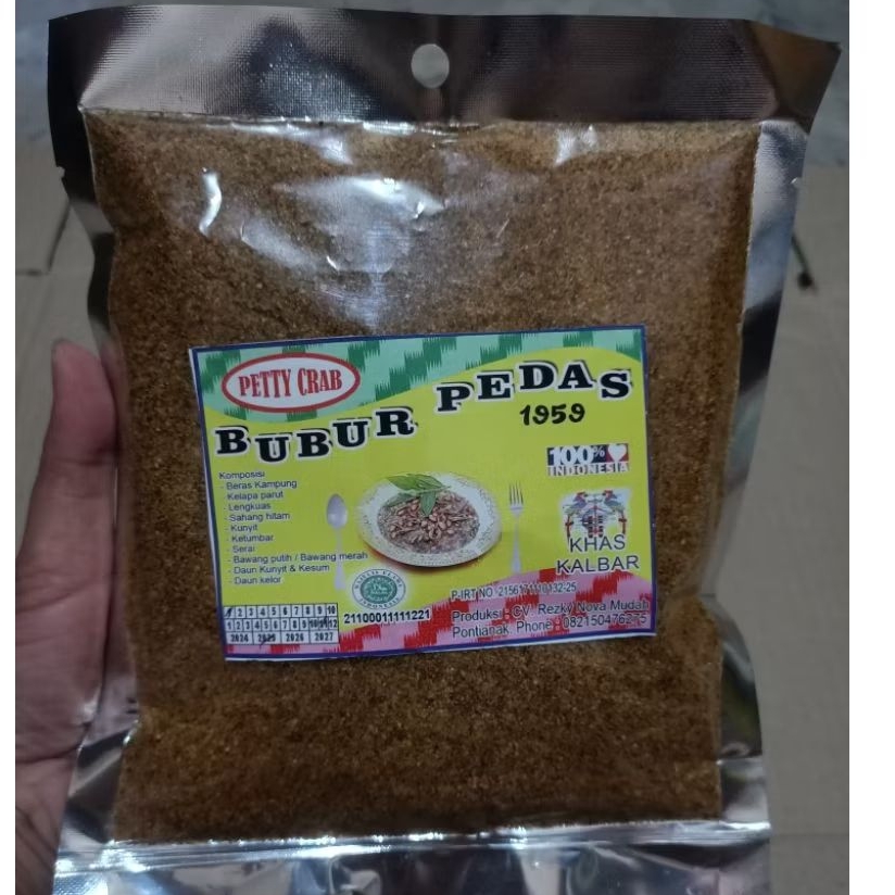 

Bubur Pedas / Bubur Pedas Khas Sambas / Bubur Pedas Khas Kalimantan Barat / Oleh Oleh Pontianak / Oleh Oleh Sambas