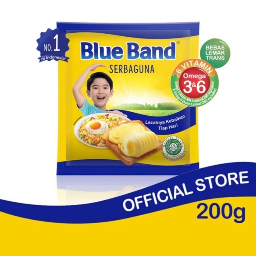 

Blue Band Serbaguna Margarine Sachet 200gr