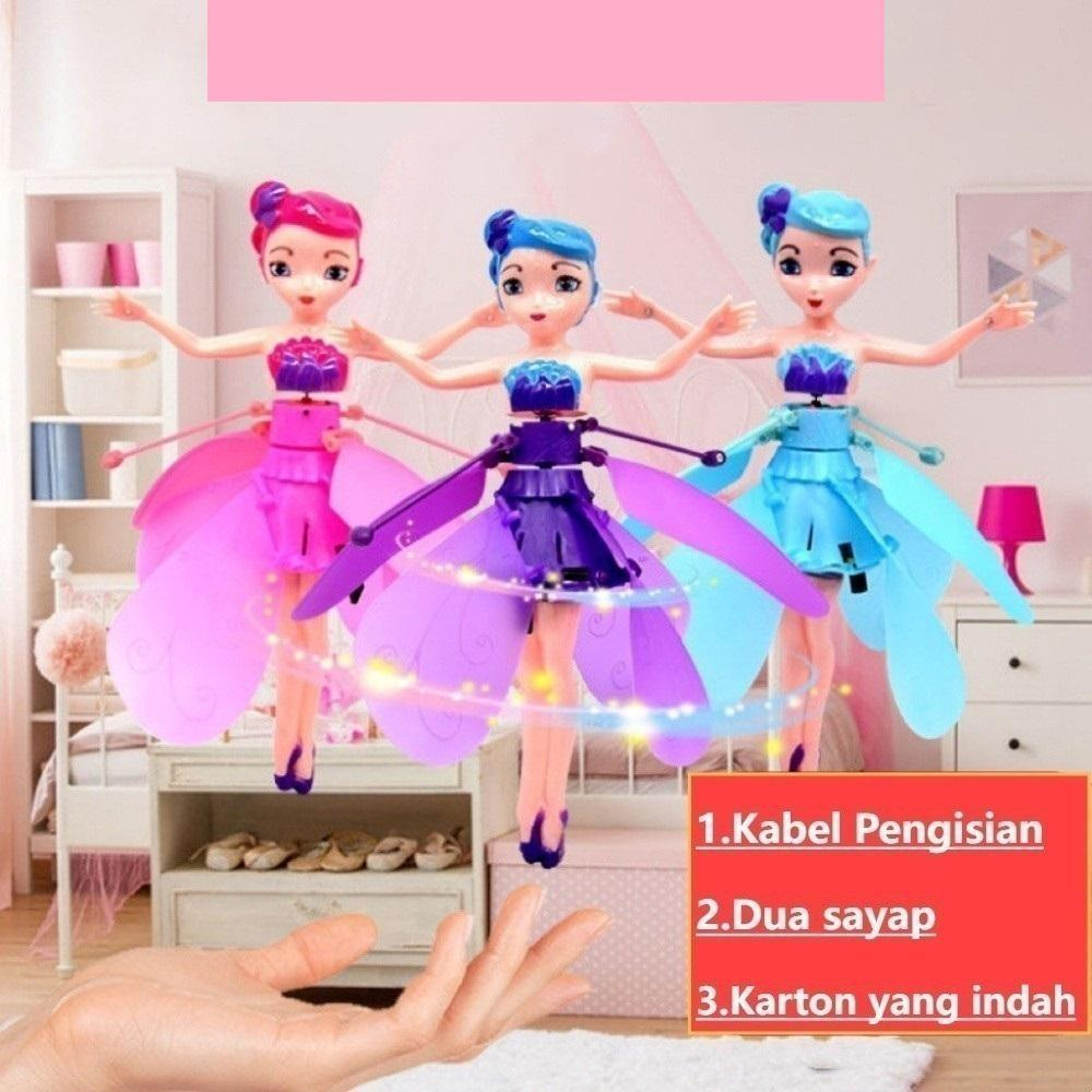 Mainan Anak Peri Terbang Sensor Tangan Karakter Mainan Peri Terbang