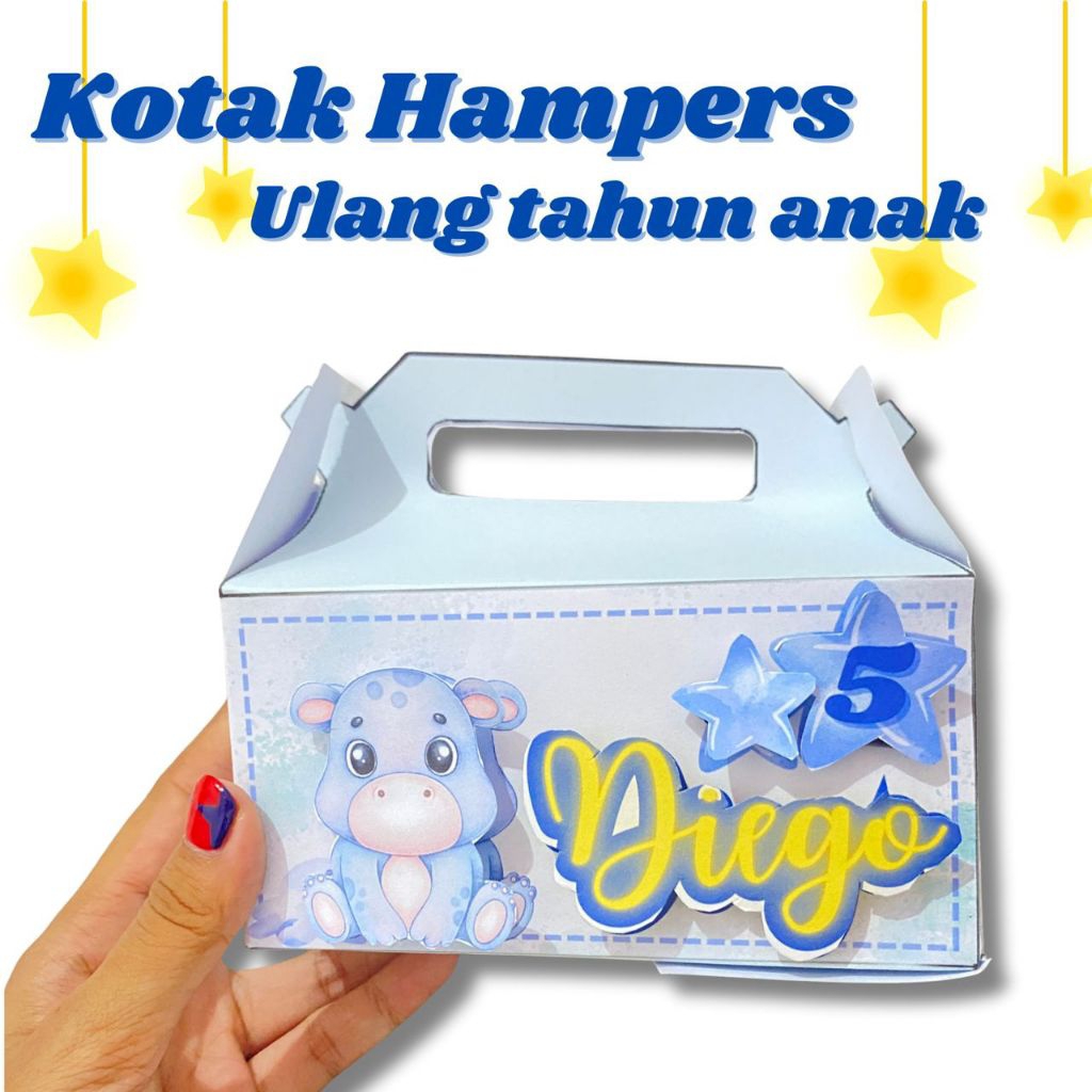 

Gift box IDIEA.GIFT/ Gable box / Tempat kado hadiah ultah/ Snack box ,(hanya box saja)