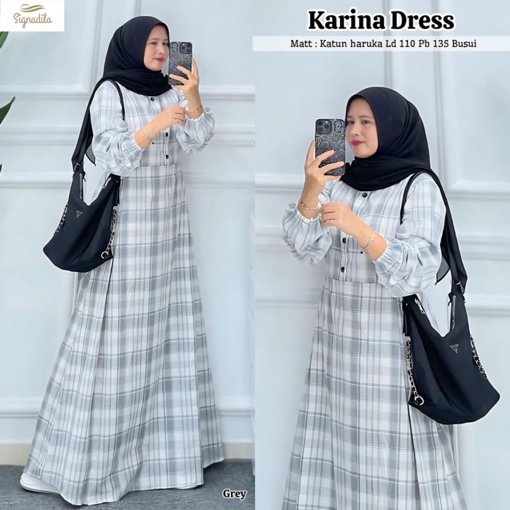 Karina Dress Katun Haruka by Signadila Realpict