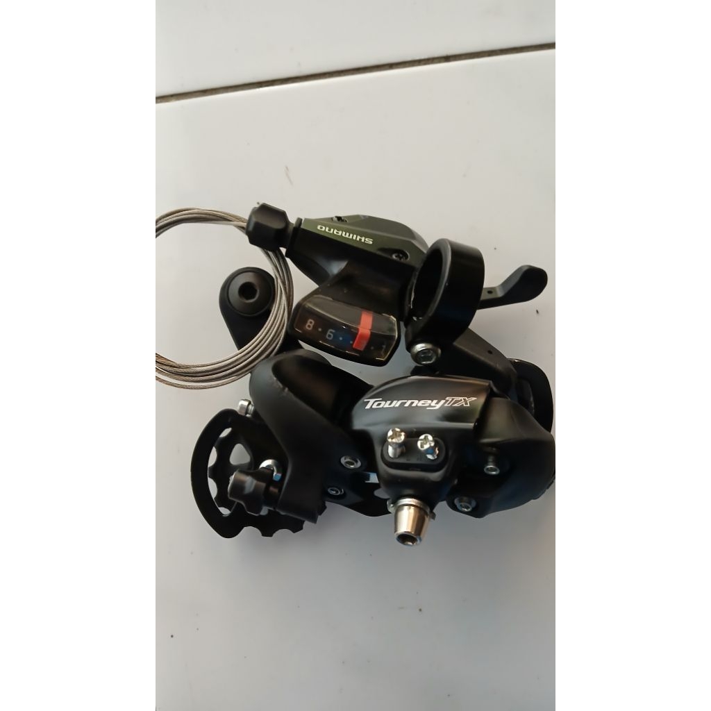 Shifter Shimano 8 Speed dan RD Shimano TX 8 Speed
