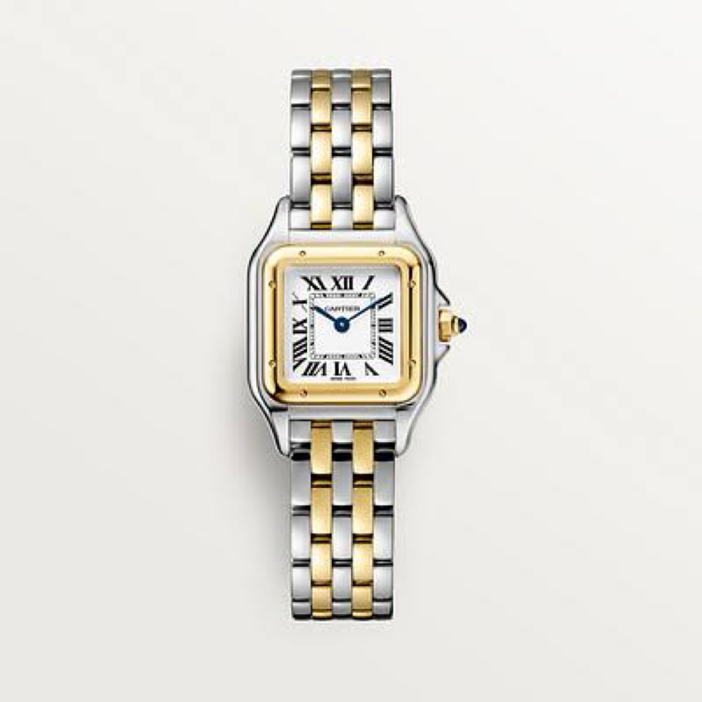 JAM TANGAN WANITA PANTHERE 22mm SMALL COMBINASI GOLD SWISS BV CLONE #Jamtanganwanita #Jamtangancewek
