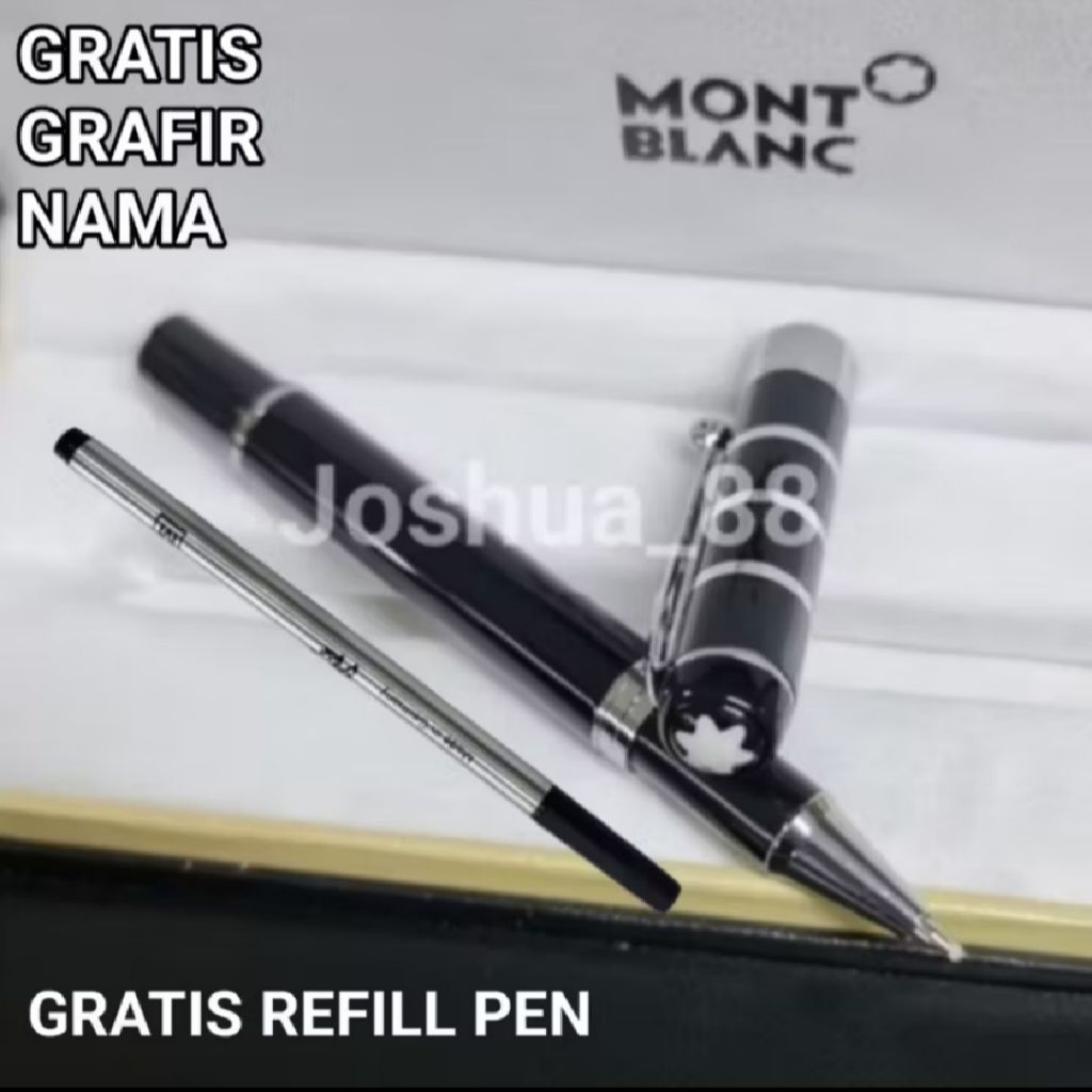 

Pulpen Mewah Sign Pen Monbl@nc Free Refill Pen Gratis Grafir Nama Dan Box Exlusive
