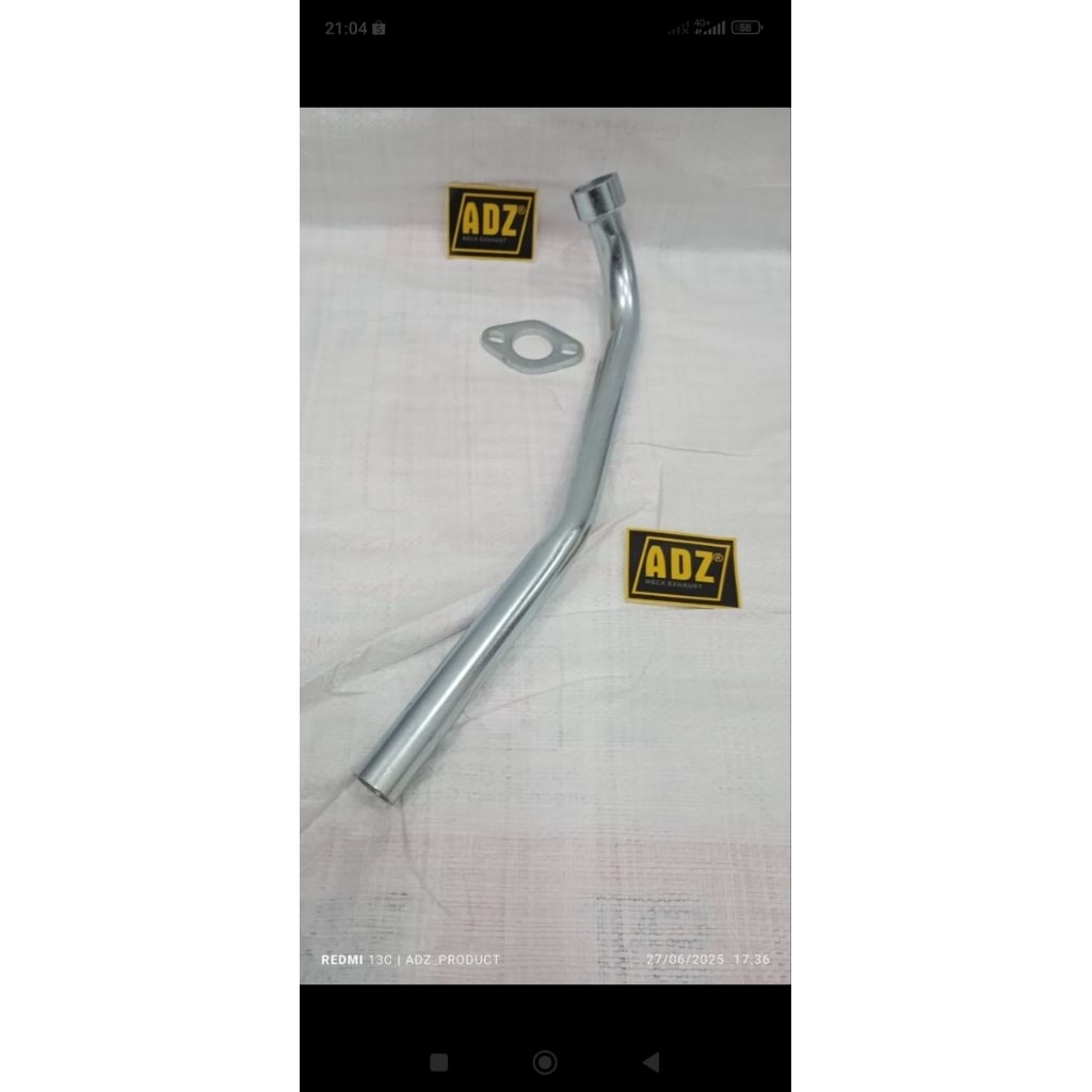 Leher Knalpot Honda Supra Lama Supra Fit