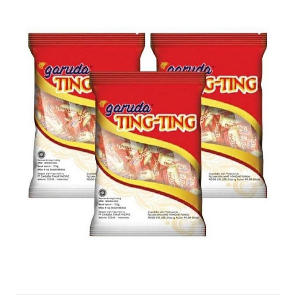 

GARUDA TING TING PERMEN KACANG 125 GRAM ISI 50 PCS