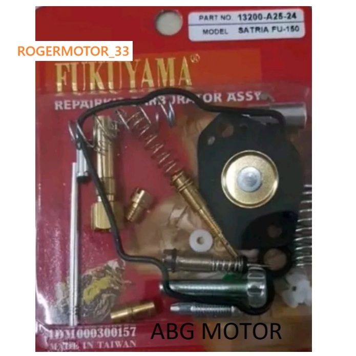 REPAIR KIT KARBURATOR CARBURATOR KARBU SATRIA FU 150 MERK FUKUYAMA