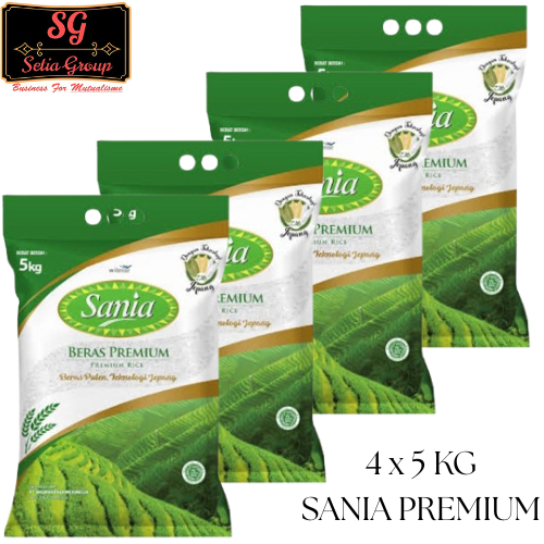 

(4x5 kg) Beras Sania Beras Premium Kemasan 5 kg