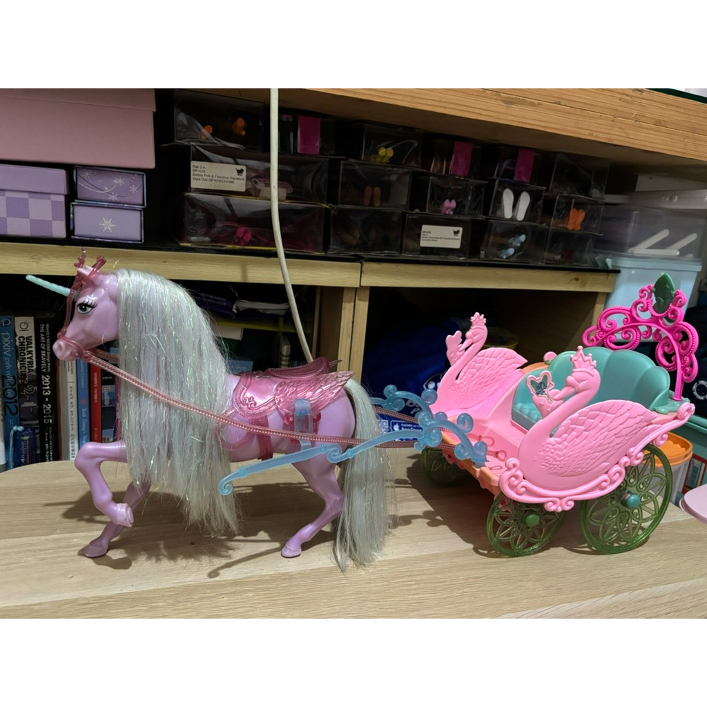 Kereta Kuda Barbie Swan Lake