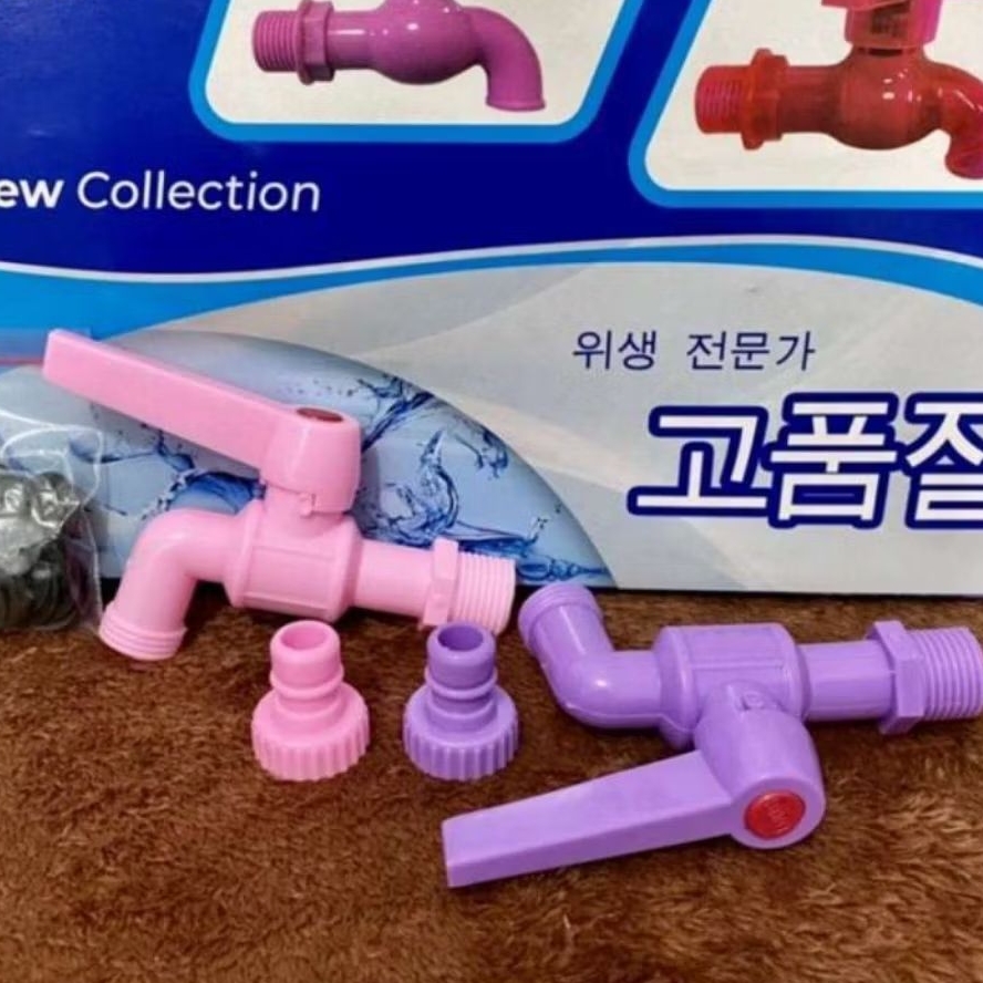 Kran Air Taman Plastik Lotus / Kran Plastik / Kran Dapur / Kran Tembok PVC 1/2 inch