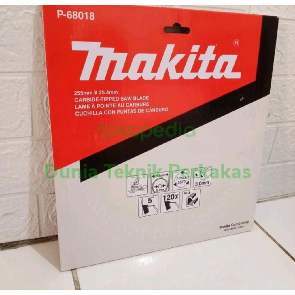 MATA PISAU ALUMINIUM MAKITA 10 INCH 120 T