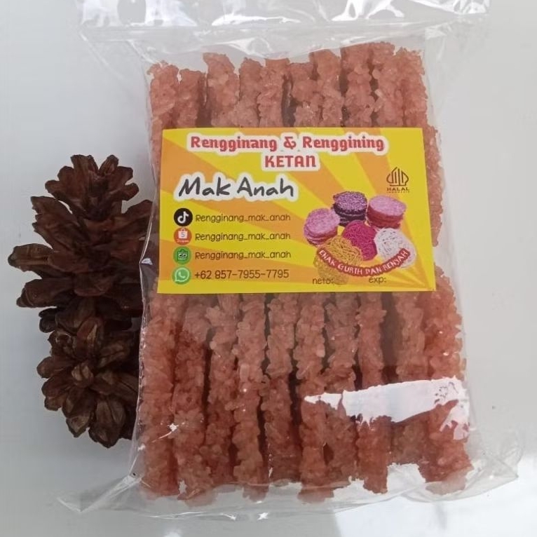 

Rengginang Mentah Terasi Udang Oleh Oleh Khas Banten isi 20 pcs berat 500g