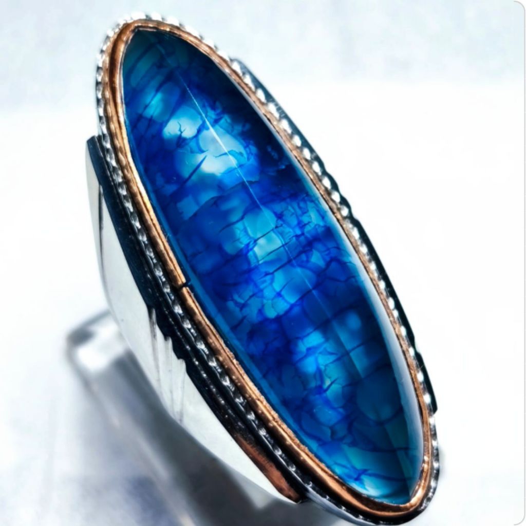 BATU CINCIN PANDAN BIRU SISIK NAGA